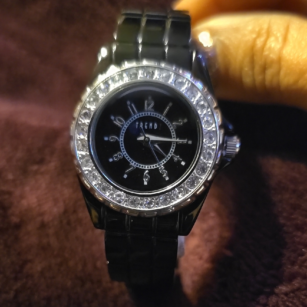 Black Cuff Ceramic Watch